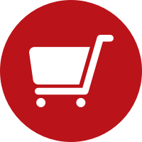 ícone carrinho de super mercado